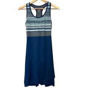 Title Nine Dress Womens Small Blue Racerback Sleeveless